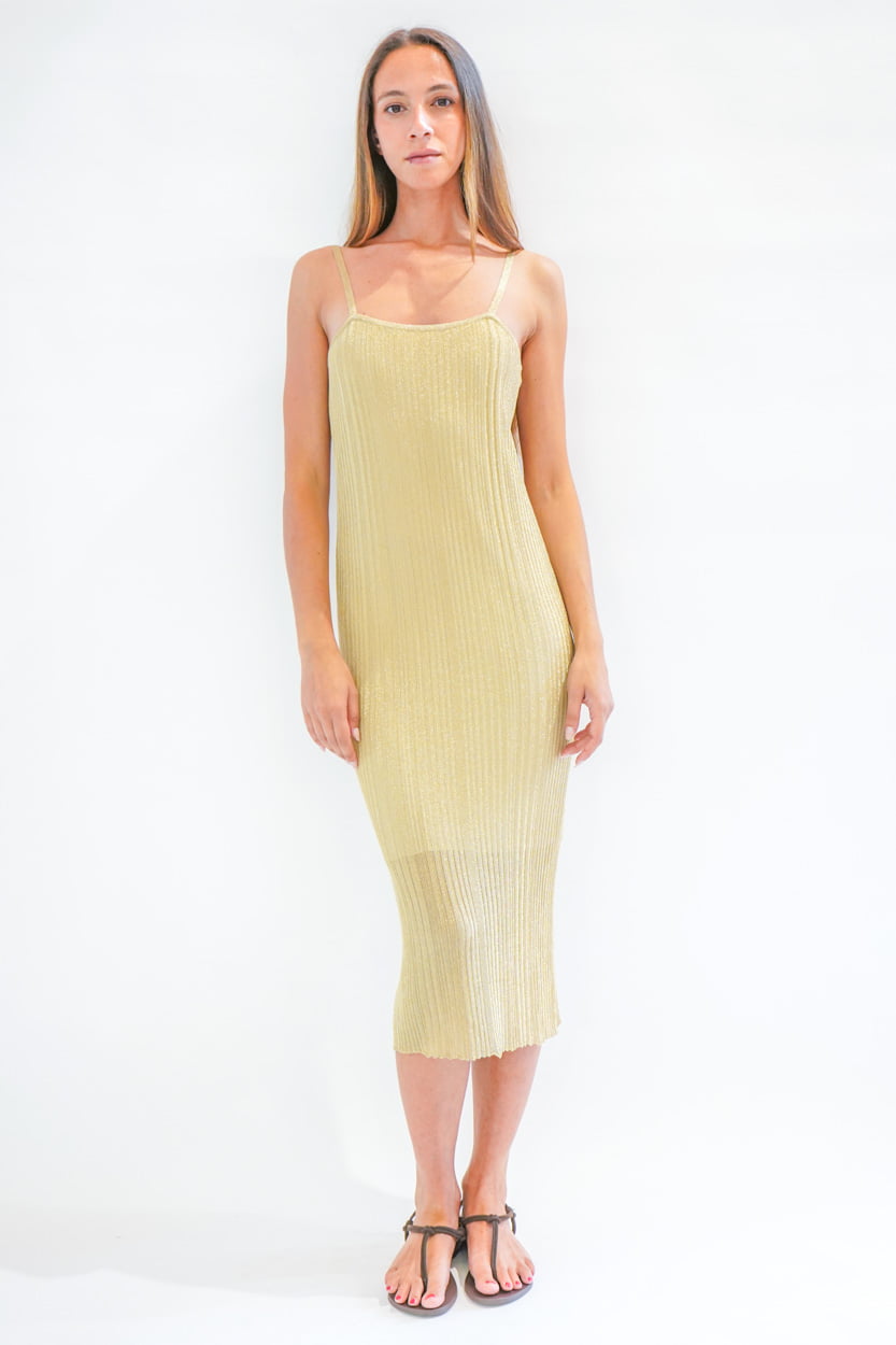 Abito sottoveste lurex