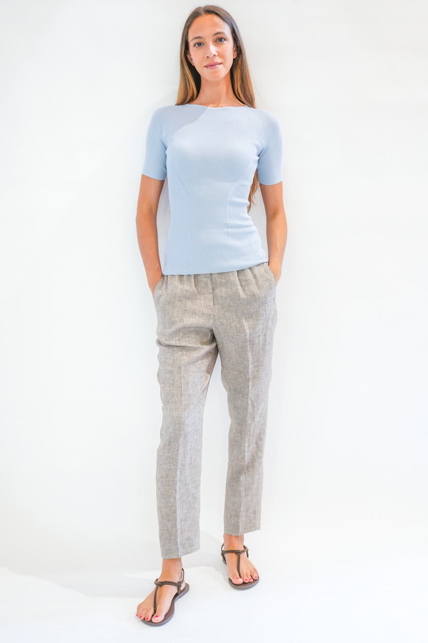 Maglia m/m seta cotone